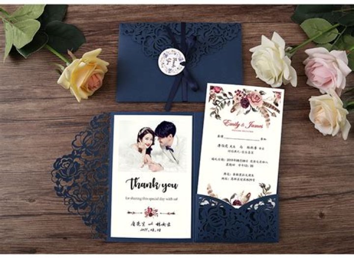 A lot of wedding invitation companies can provide a choice of templates