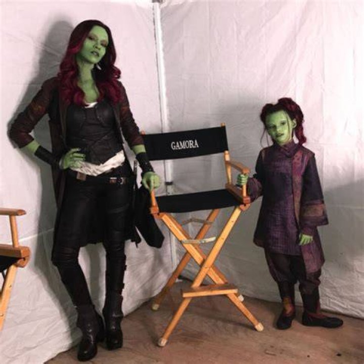 A tale of two Gamora's 💚💚 Avengers... Ariana Greenblatt