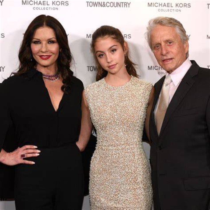 CATHERINE ZETA JONES and CARYS ZETA DOUGLAS at Michael Kors Fashion