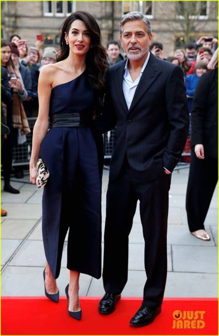 Clooney Recalls Proposal Story To Wife Amal Video Hollywood Life