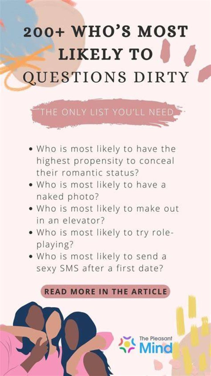 Dirty Whos Most Likely To Questions