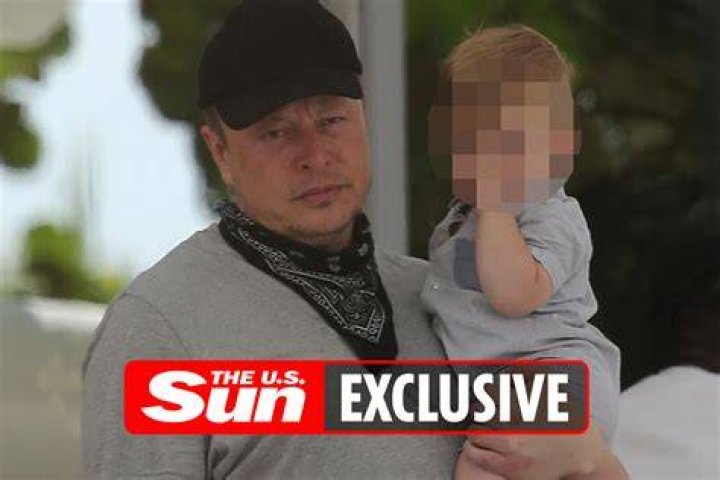 Elon Musk carries baby son 'X &AElig; A12' as billionaire dad leaves Miami