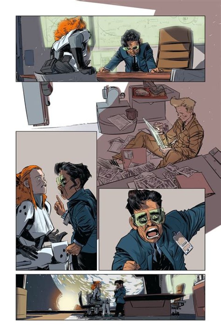 EXCLUSIVE The Weatherman 2 Preview Art Sends Agent Cross to Space