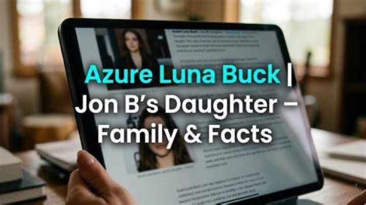 Jon B’s Daughter Meet Azure Luna Buck