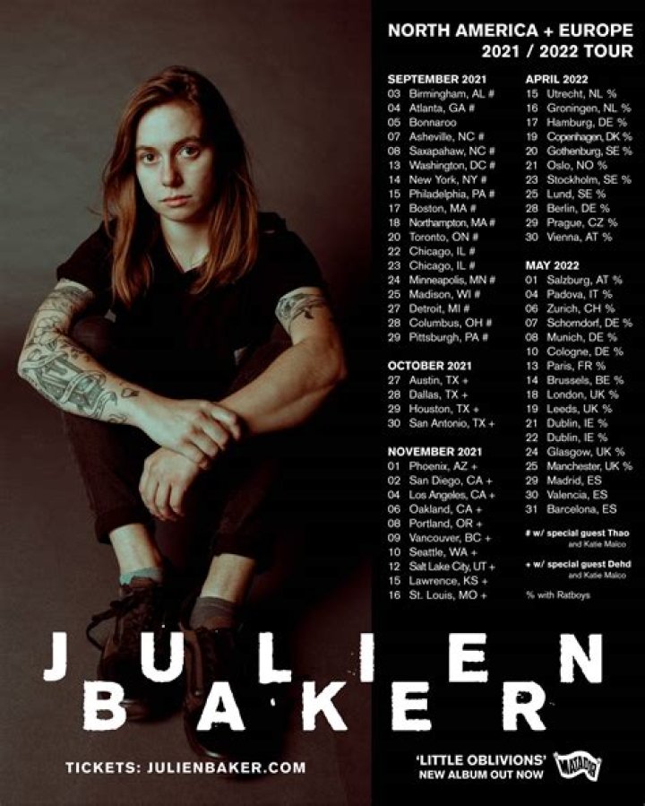Julien Baker announces 2022 UK and European tour