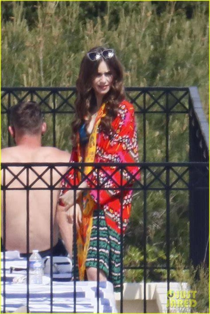 Lily Collins Spotted With Mystery Man on Romantic Vacation in Italy