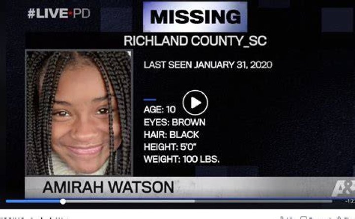Missing Amira Watson Case Unlocks Surprising Revelations