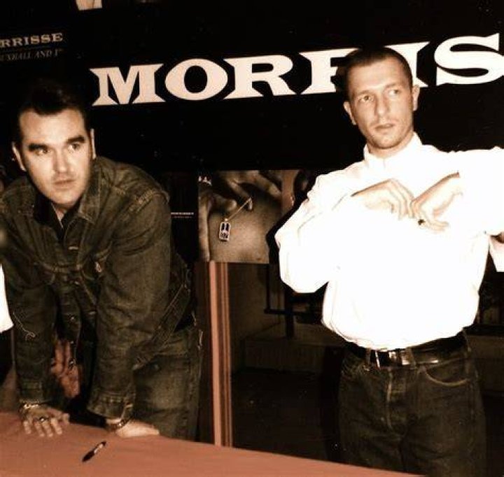 Morrissey and his lover Jake Owens... Dreamy.... ;) Morrissey