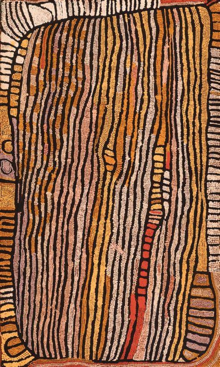 Naata Nungurrai, Untitled, 20034, Acrylic on linen, 180 x 300 cm