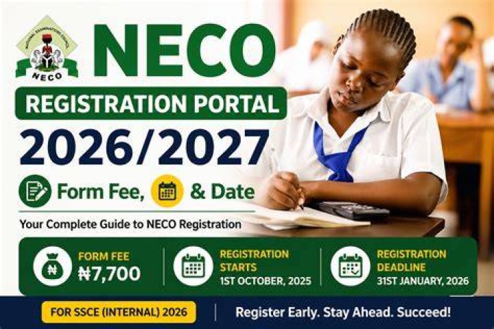 NECO Registration 2024/2025 Form, Fee, Date, Deadline, Guideline NECO
