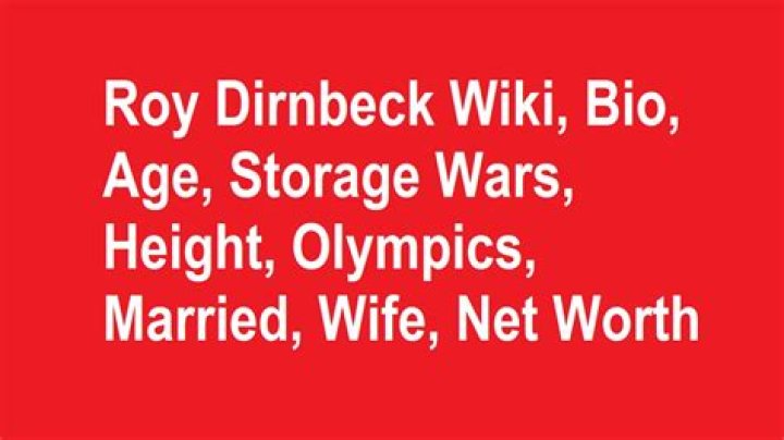 Roy Dirnbeck Net Worth, Wiki, Age, Birthday【 Store 】Wife, Death?