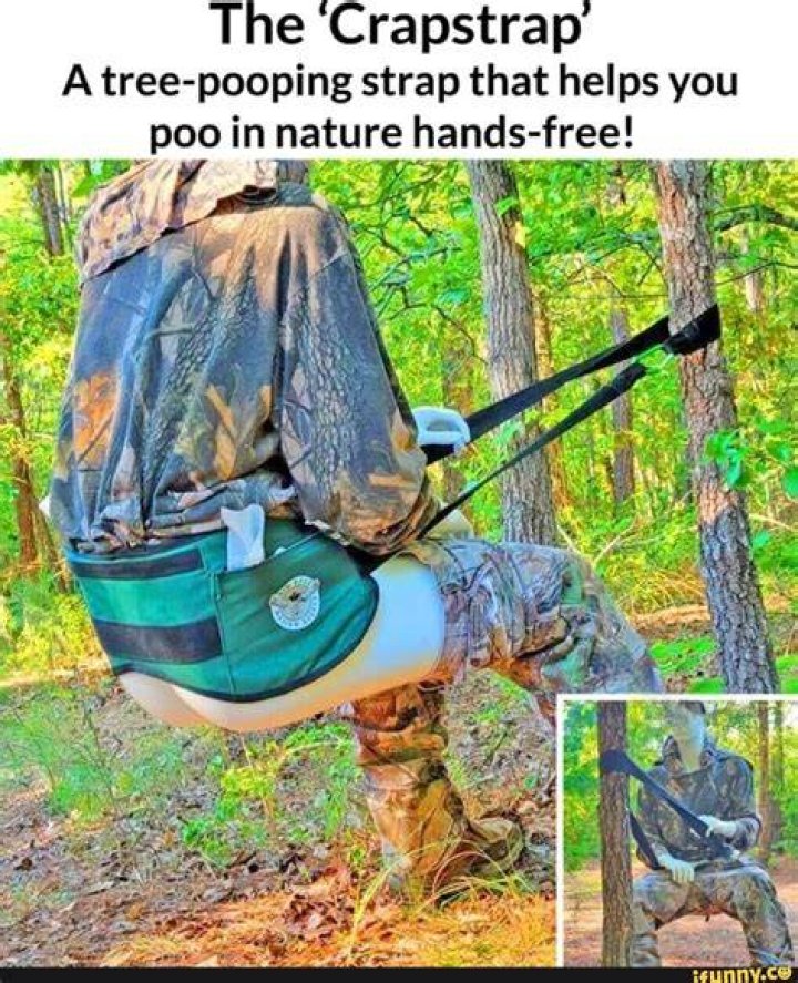 The Crapstrap Is a Tree Pooping Strap That'll Help You Poo In Nature