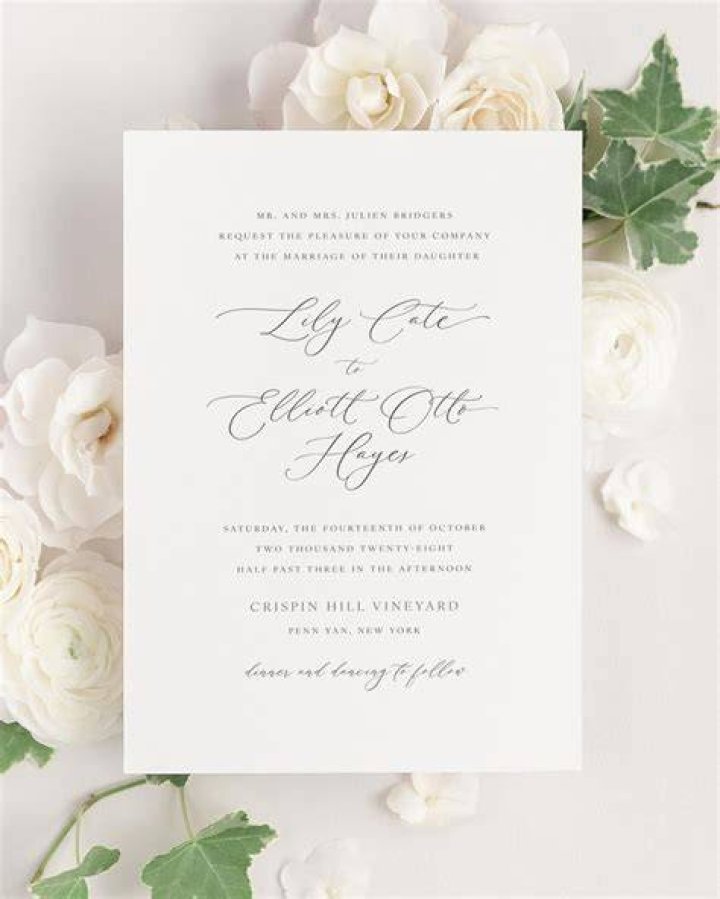 The majority of wedding invitation companies can offer a choice of