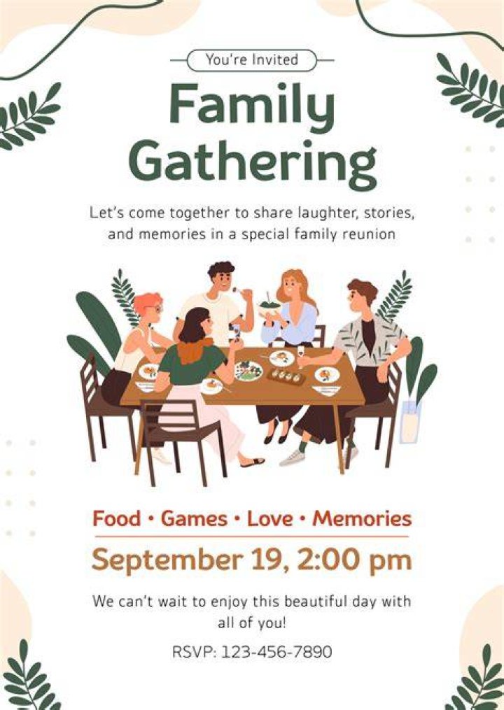 Unlock The Secrets Of Family Gathering Invitation Messages: Discover Unforgettable Gatherings